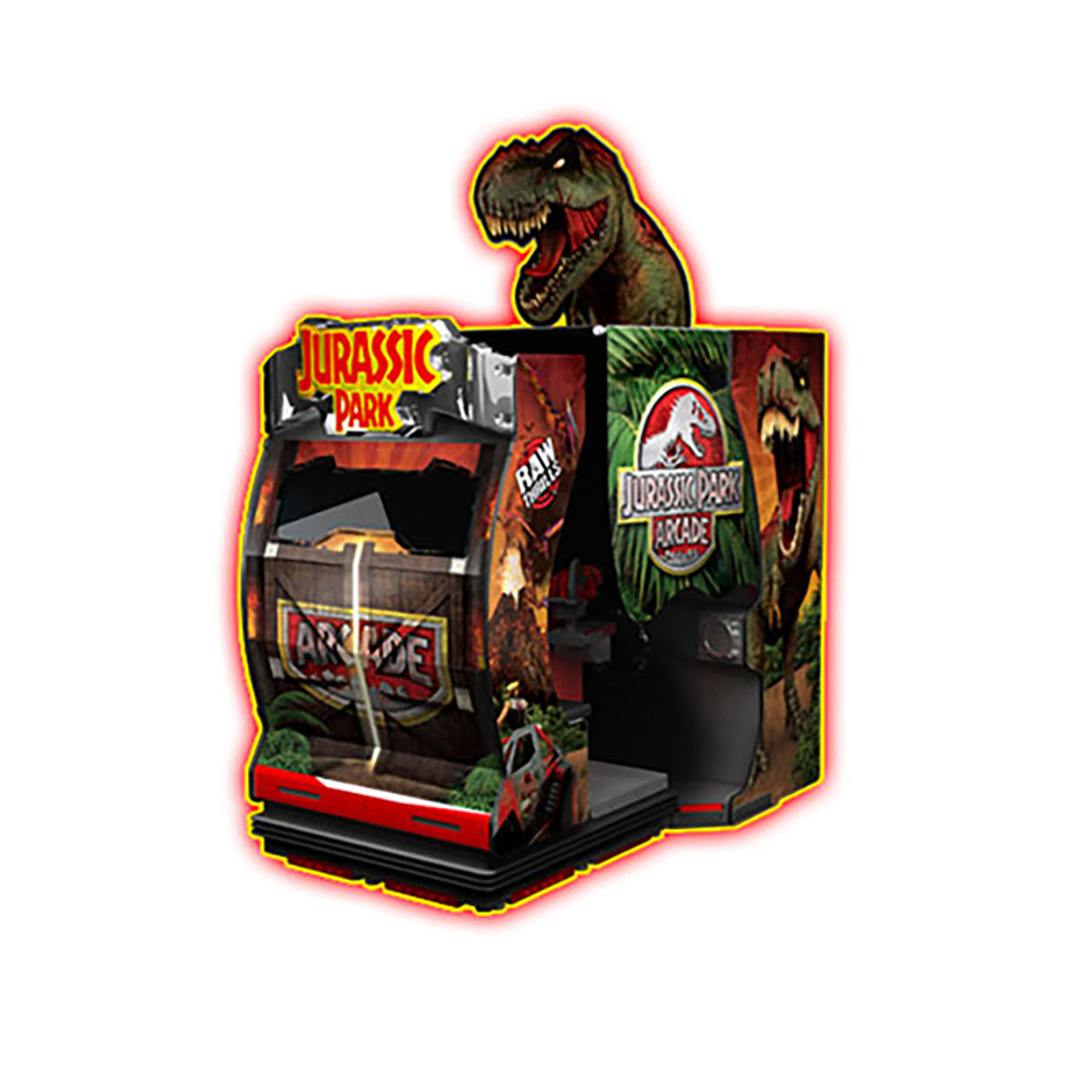 Jurassic Park Environmental Arcade Game by Raw Thrills