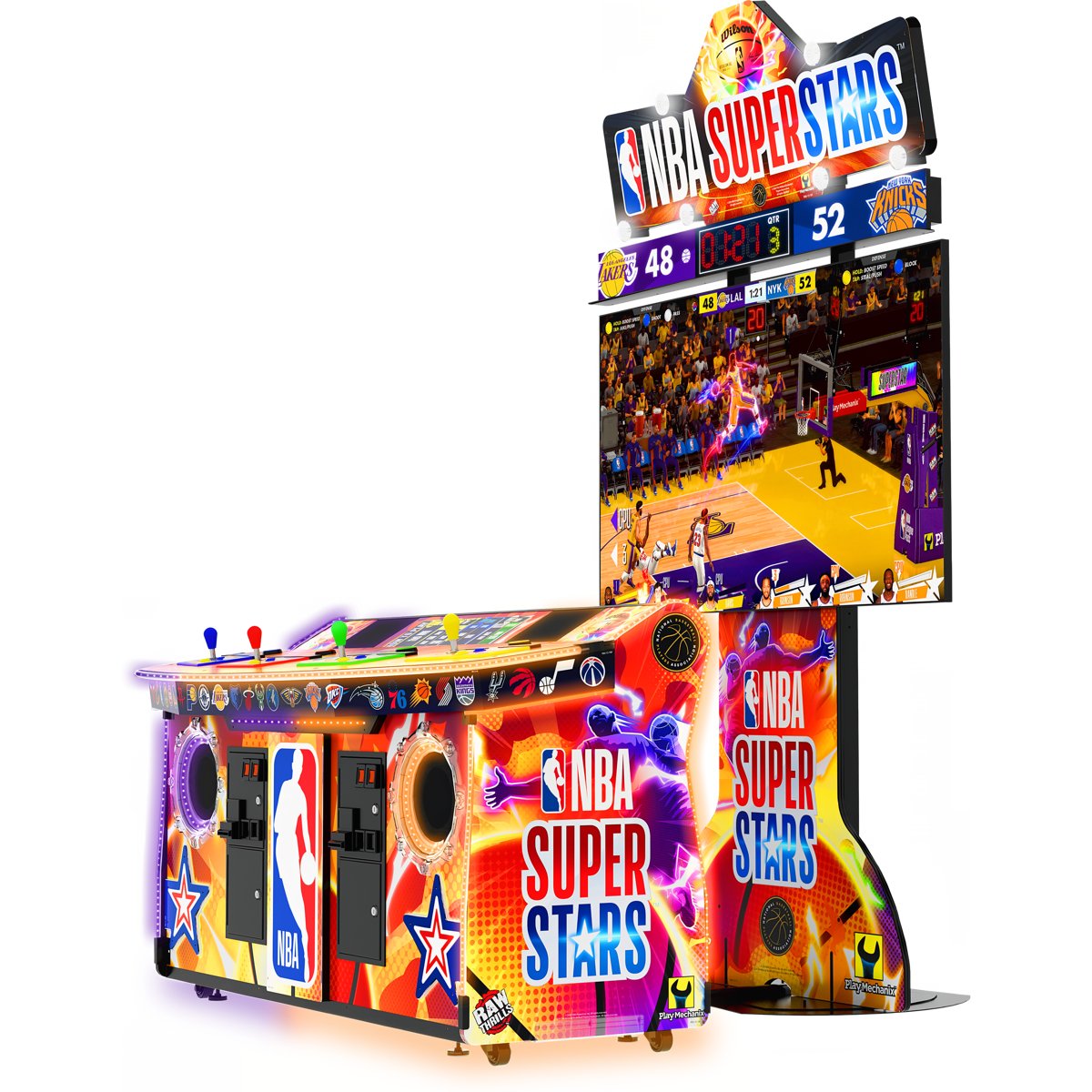 Raw Thrills NBA Superstars Arcade Game 4-Player