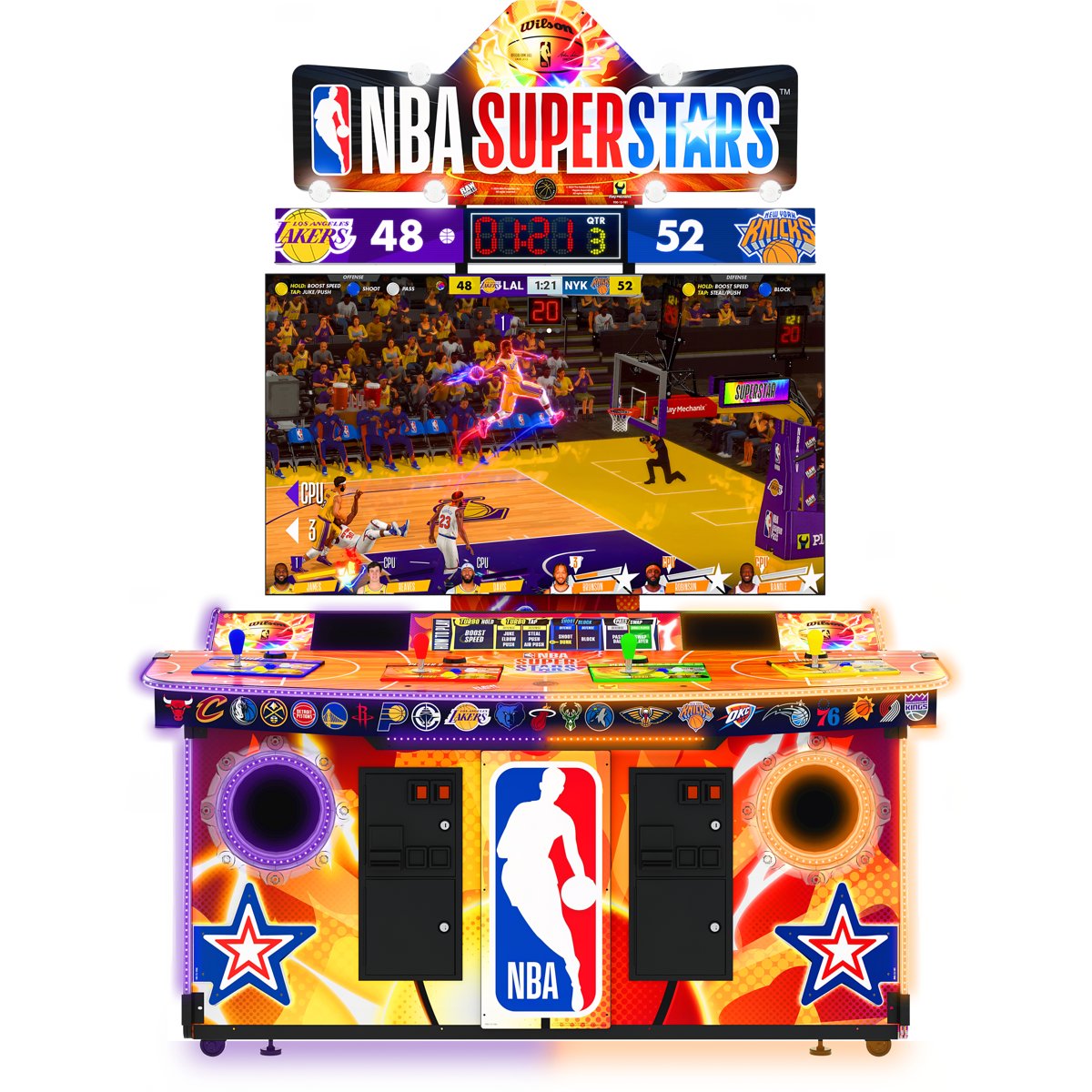 Raw Thrills NBA Superstars Arcade Game 4-Player