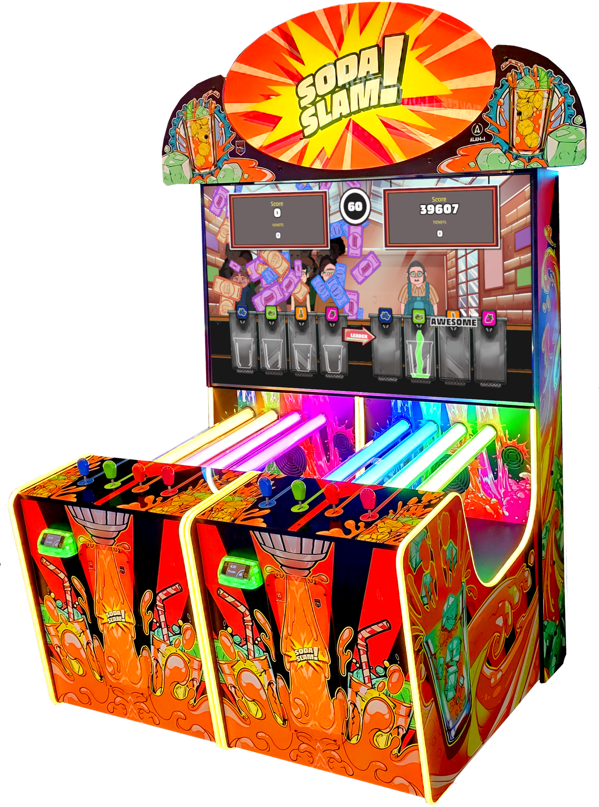 Soda Slam Deluxe Arcade Game (Canless Version)