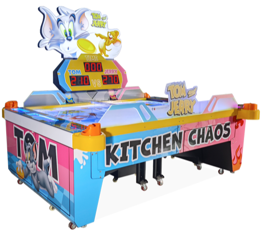 Tom & Jerry Kitchen Chaos Air Hockey Arcade Game