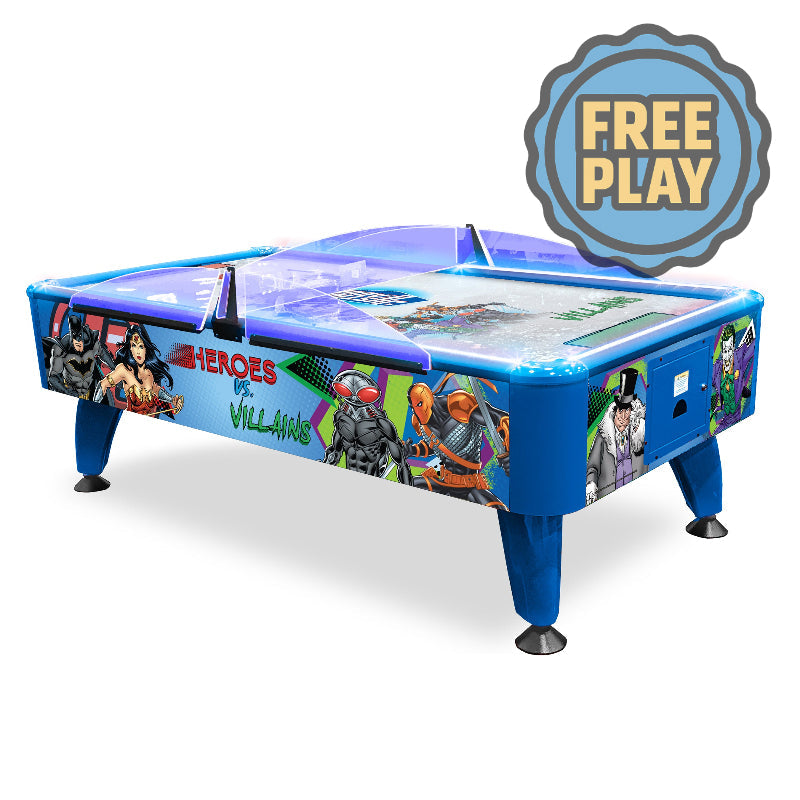 DC Superheroes™ Air Hockey Arcade Game Heroes vs. Villains Edition