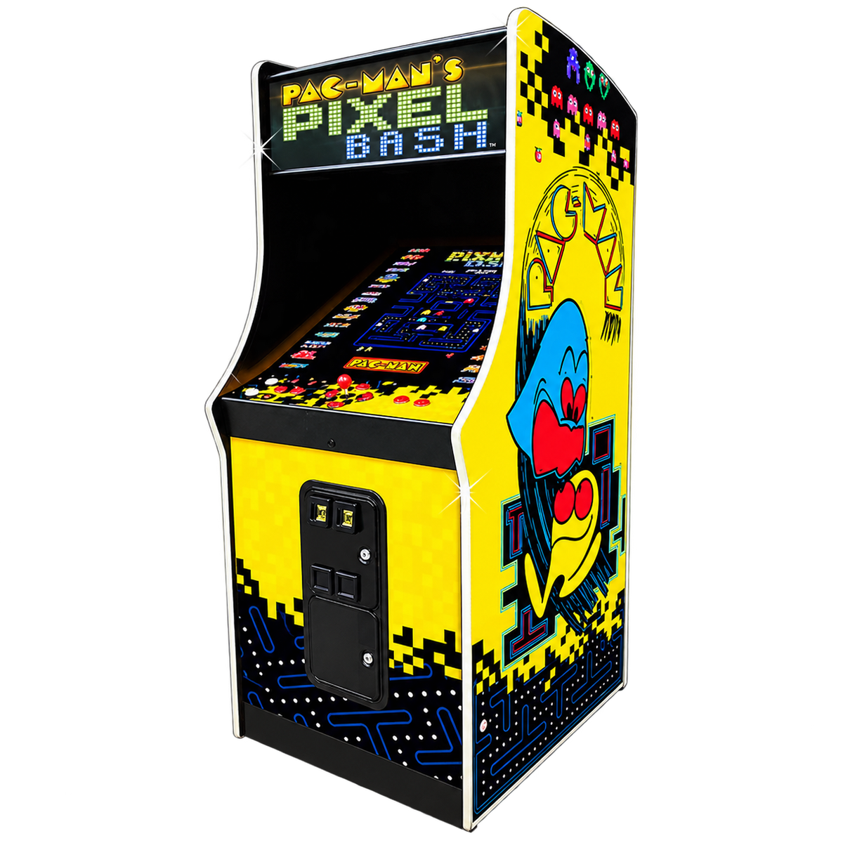 Bandai Namco Pac-Man Pixel Bash Upright Home Arcade Game