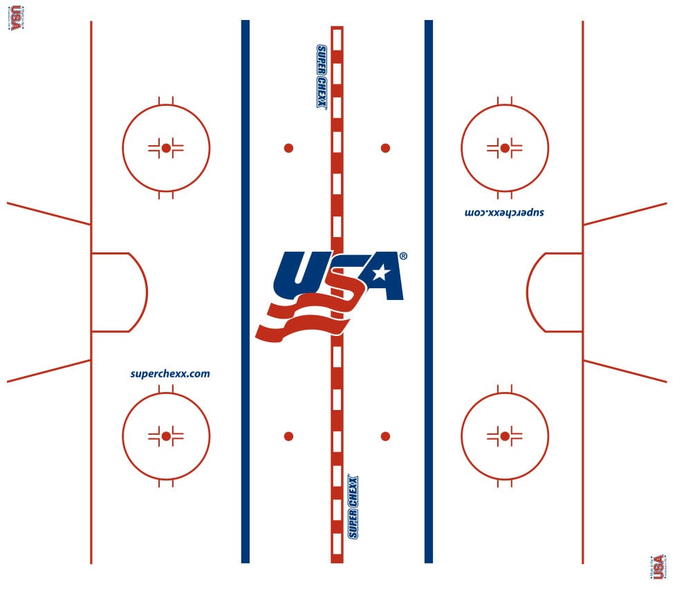 USA vs Canada Super Chexx Pro Bubble Hockey Arcade Game