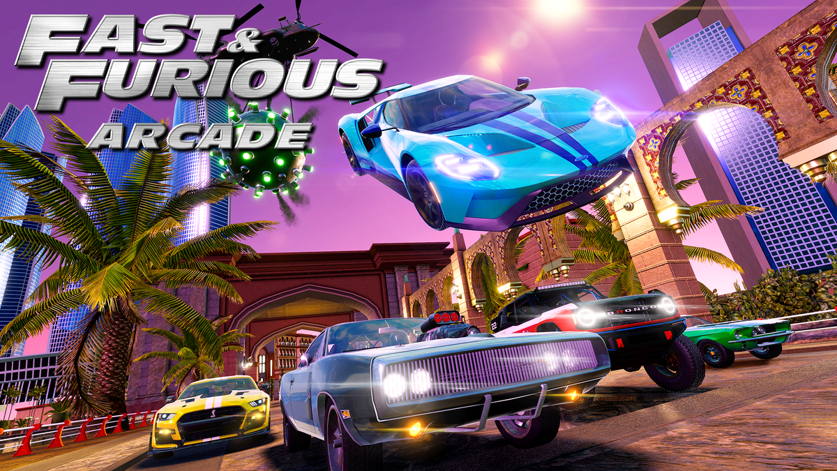 Raw Thrills Fast & Furious Arcade Standard 43″ Racing Game