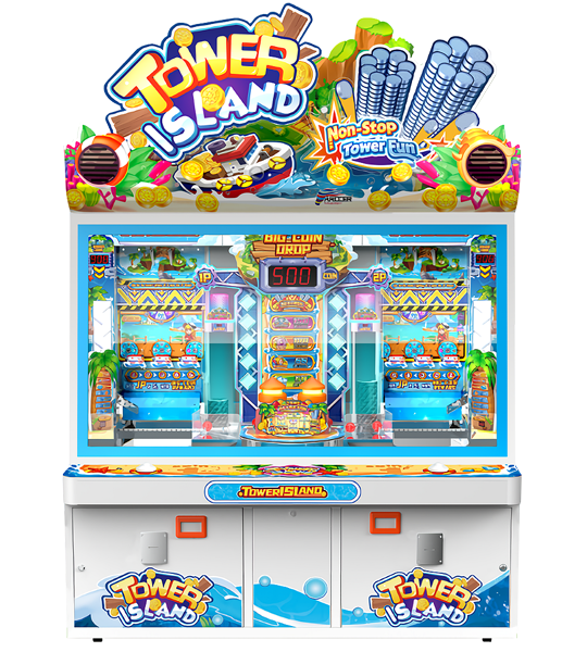 Bandai Namco Tower Island™ 2-Player Coin Pusher Arcade Game