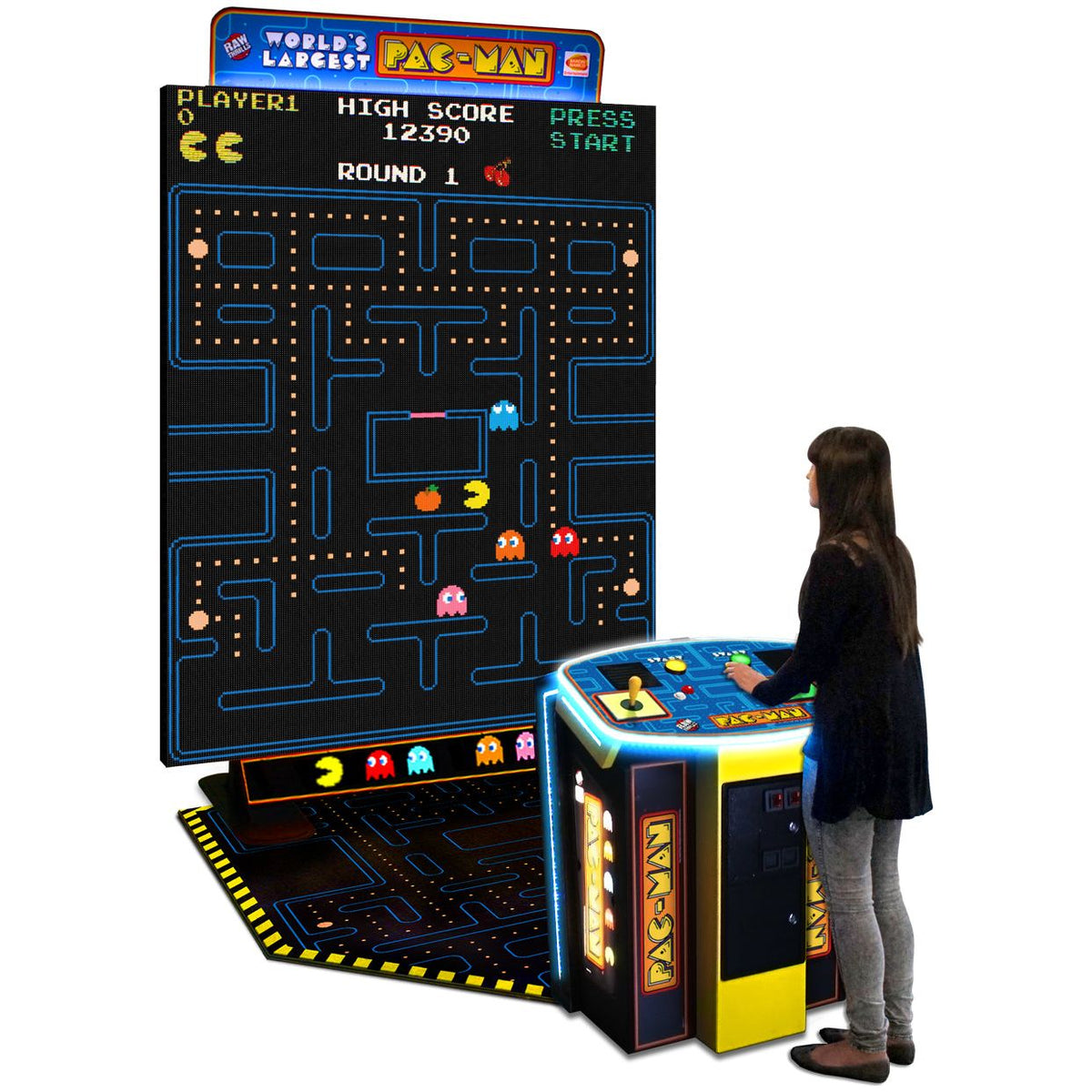 Bandai Namco World’s Largest PAC-MAN® Arcade Game