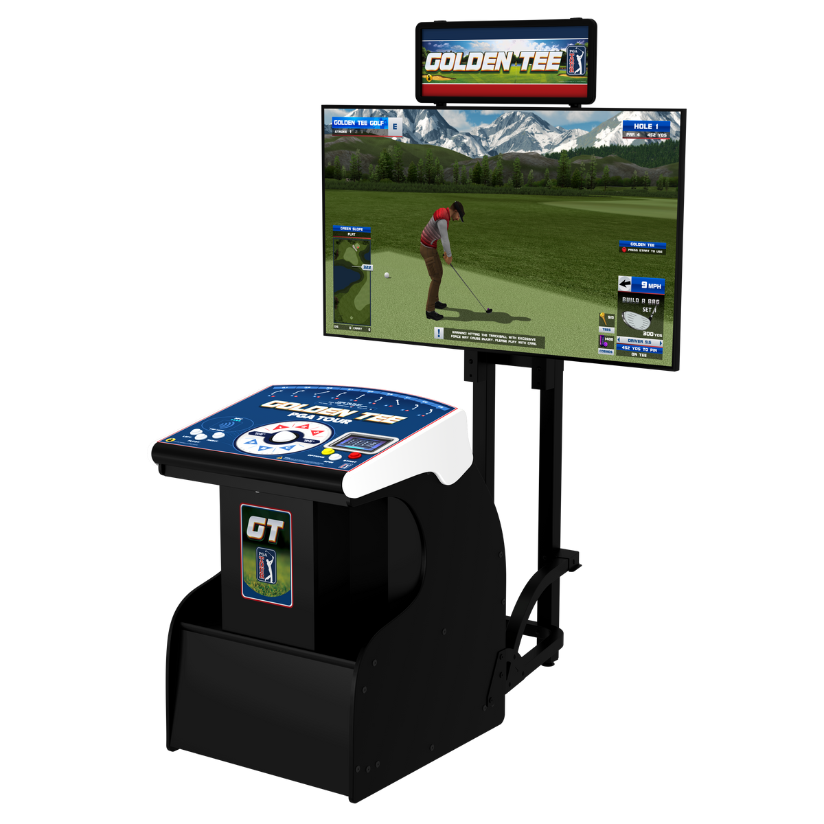 Golden Tee PGA Tour Showpiece Pro Arcade Game