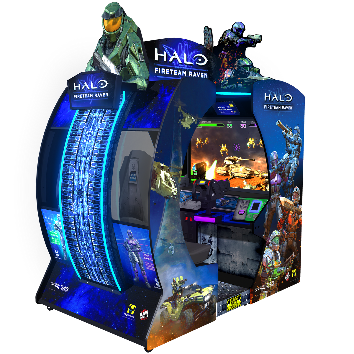 Halo Fireteam Raven 2 Player Arcade Game